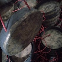 Xiangtong Luo Lao Gong Centimeter high side flat bottom large gong folk percussion instrument