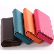 1PC Creative Business Card Case PU Card Holder Leather Box