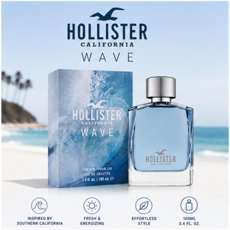Hollister Wave for Him Hollister Seagull Men's Eau De Toilette Edt 10
