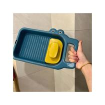 Small crocodile roller washboard underwear home wash socks underwear artifact dormitory anti-slip hand wash underwear board