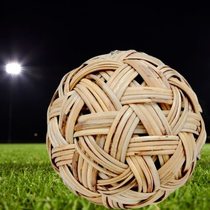 High-end Cuju ball childrens adult football for primary and secondary school students plastic takraw ball hydrangea performance prop ball ancient