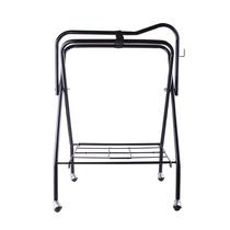 High-end 2024 wheeled saddle rack (two-piece) saddle rack foldable saddle rack stable supplies Rocky Horse