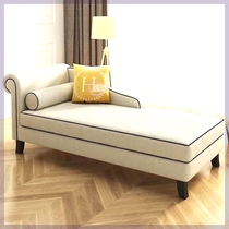 Living room chaise lounge small apartment sofa modern American fabric bedroom apartment hotel simple bed and breakfast single chair