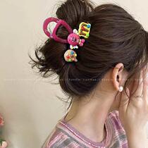 Flat head savior ~ Cute summer grabber clip for women 2024 new high-end hair clip for the back of the head ins internet celebrity shark clip
