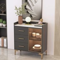 Side simple meal substitute cupboard wall approximation cabinet storage cabinet living room light luxury storage cabinet microwave cabinet tea cabinet wine cabinet