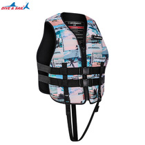 Factory direct selling adult life jacket womens wear-resistant thickened strong buoyancy portable vest snorkeling drifting buoyancy vest