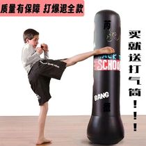 Childrens tumbler boxing pillar sandbag household inflatable vertical sandbag boxing and sparring training equipment for adults and children