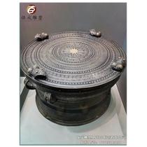Ding Bronze Drum Dazhuang Bronze Drum National Drum Instrument Square Sculpture Outdoor Bronze Sculpture Factory Direct Sales