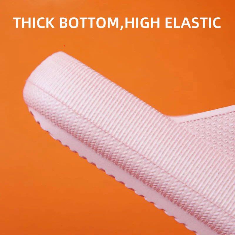 В доме родитель-ребенок тапочки soft sole pillow slippers for women double buckle thick plat