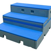 Choir stage school new mobile flip folding stage school music classroom mobile three-layer stage stage PE plastic