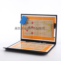 Three-fold volleyball tactical board coaching board magnetic teaching board tactical command drill for referees and coaches