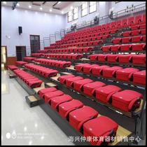 Sports hall flashlight chair retractable seat viewing chair inside and outside basketball court auditorium back chair classroom room row chair