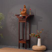 Buddhist niche offering table household incense case Chinese style God of Wealth Bodhisattva table altar tribute table cabinet Buddha statue offering table offering table