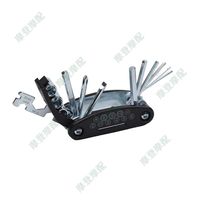 Motorcycle scooter portable repair and maintenance multi-purpose folding wrench hexagonal screwdriver