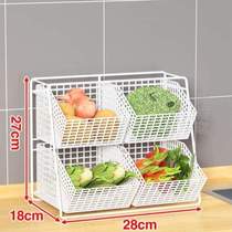 Vegetable storage rack storage rack multi-functional kitchen tabletop dining table*countertop rack