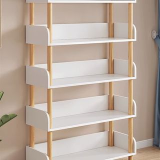 置物架多层收纳层架子展示架客厅书架落地卧室简易家用储物柜子货