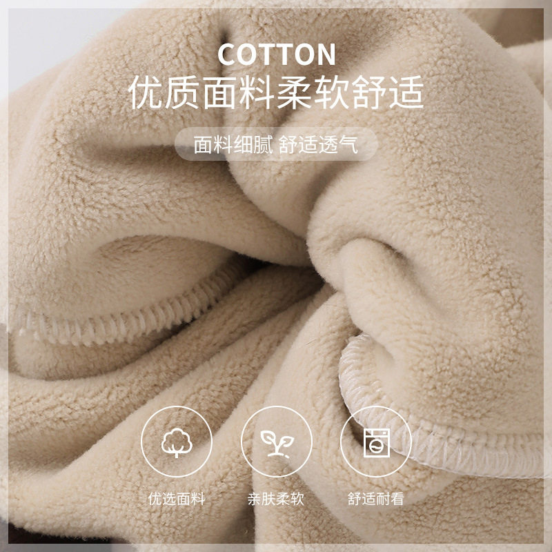 Baby Clothes Composite Fleece Long Pants Winter Wear for Boys and Girls, Children's Fleece-Lined Thickened Warm Long Pants