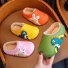 Children's Waterproof Slippers, Winter Non-Slip Boys' Cotton Slippers, Girls' Indoor Warm Kids' Parent-Child Shoes, Baby Furry Shoes