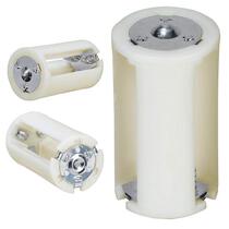 1 piece 4 pieces AA to AA battery converter adapter barrel 1~3 sections AA to large AA to D type