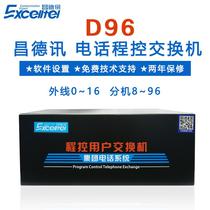 Changdexun D96 program-controlled telephone exchange 4 8 12 16 in 48 out 6564 out 72 out 80 out