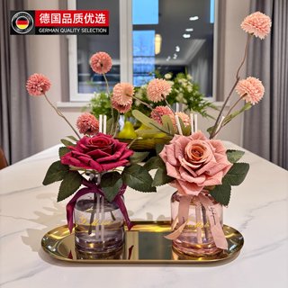 德国栀子花香薰家用客厅卧室去异味香氛摆件持久留香高颜值大瓶