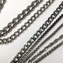 30 chain stainless steel bar seamless 4 iron chain lock long and short ring iron bar 3b535400 dog chain thick swing chain household