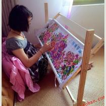 Special offer cross stitch rack clearance large adjustable embroidery home solid wood handheld bed desktop embroidery rack universal