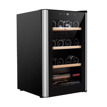 HCK Haschic Retro Red Wine Cabinet Thermostatic Living Room Mini Mini Ice Bar Fridge Tea Fresh Embedded Home