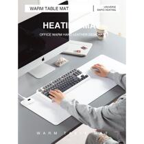 Solid color surface twilight green plus heat-proof mouse color film square standard mat office computer desk warm desk mat extra large dormitory