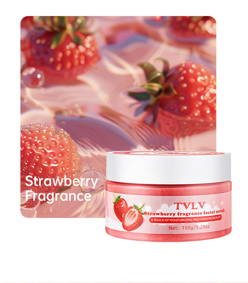 Xiumei Дао tvlv草莓桃子fragrance facial scrub exfoliating cream OTHER