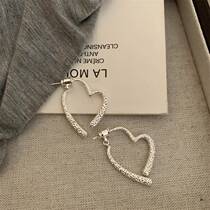 Love cross earrings niche design light luxury high-end earrings for women 2024 new hot style ins temperament earrings