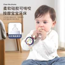 Childrens national fashion rattle rattle gnaw boiled Chinese bite hand crank baby drum baby toy teether