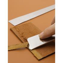 Leather thinning knife leather cutting knife handmade diy leather edge thinning tool leather section cutting beveling shovel thinning knife