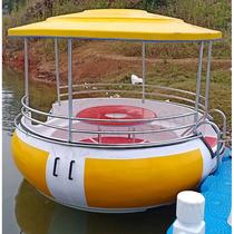 Water barbecue boat mahjong boat park boat round boat fiberglass boat electric boat sightseeing boat
