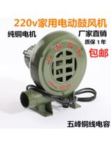 Wood stove blower small firewood stove special speed adjustment 220V stove household barbecue combustion-supporting high-power blower