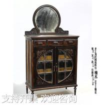 Old Shanghai furniture Republic of China teak dresser antique cabinet bedroom old objects old bungalow old modern artdeco