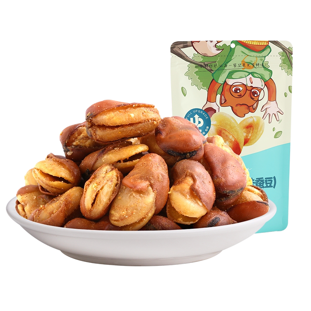 Three Squirrels Beef Flavored Orchid Beans 205g