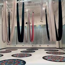 Anti-gravity aerial yoga hammock household fixed plate accessories satin cloth high-altitude yoga sling yoga studio special
