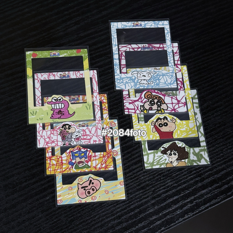Crayon Shin-Chan Polaroid Go Instant Camera 4inch Sq Card Film Photo Paper Polaroid Go Photo Protective Case