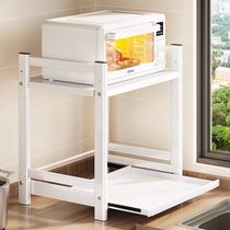 Pull-out kitchen rice cooker pull-out storage rack countertop microwave oven appliance oven small appliance storage rack