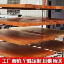 Solid wood board desktop board solid wood board restaurant bar table desk desk cherry wood pine solid wood table board