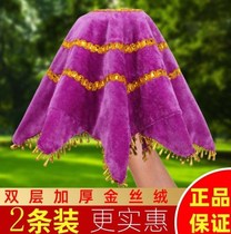 Northeast handkerchief turning technique handkerchief turning octagonal towel yangko square dance dancing two people hand turning childrens hand-rolled flowers