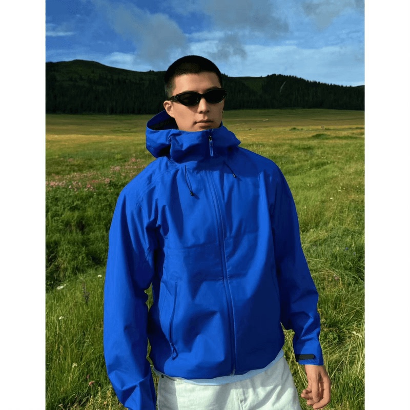【Directly from Taizhou】Lt Hardshell Jacket, Triple-Protection Outerwear, Seamless Seam Sealing, Unisex, Versatile for Outdoor Activities and Commuting