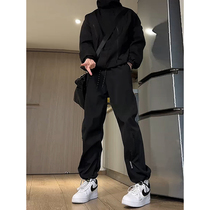 Kailer Stone outdoor three-proof foot-binding assault pants mens summer ice silk tall paratrooper overalls functional mountaineering pants