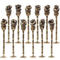 Pipe smoking stick personalized and creative zodiac pressing stick creative retro pipe accessories hollow grooves to prevent flameout