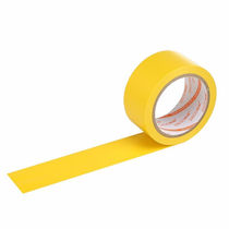 Stu yellow warning tape workshop floor positioning marking tape 6 rolls 4 8CM wide * 20M long PVC material