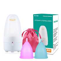 Mechanical steam sterilizer menstrual cup silicone supplies automatic cleaning cleaning high temperature sterilization cleaning machine in stock