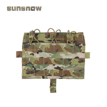 (Made by Sun Snow) CP AVS tactical vest FLAT built-in M4 triple panel MOLLE front panel