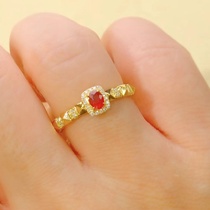 (Q Jewelry) Ruby Ring Please refer to the live broadcast explanation