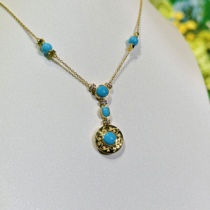 (Q Jewelry) Sleeping Beauty Necklace is slightly different